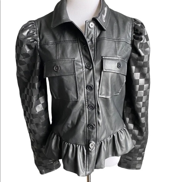 Disney Cruella Live Action Faux Leather Jacket Her Universe - Picture 1 of 11